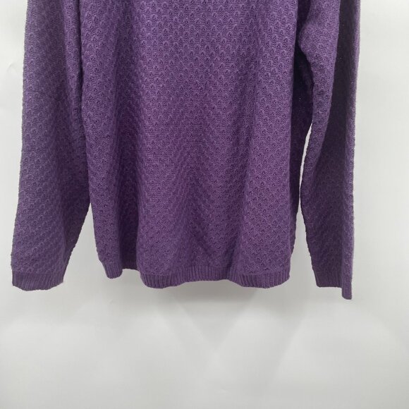Croft & Barrow Womens Knit Pullover Sweater Long SLeeve Purple Size XXL - Picture 3 of 9